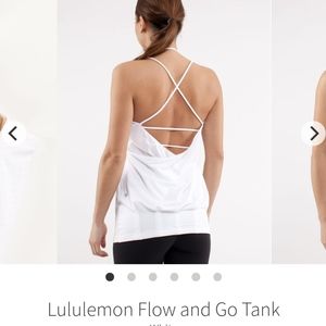 Lululemon Flow and Go tank.